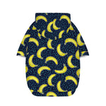 Banana Fruit Pattern Print Dog Zip Up Hoodie