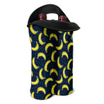 Banana Fruit Pattern Print Double Neoprene Wine Tote