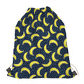 Banana Fruit Pattern Print Drawstring Bag