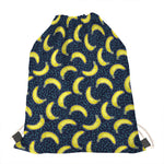 Banana Fruit Pattern Print Drawstring Bag