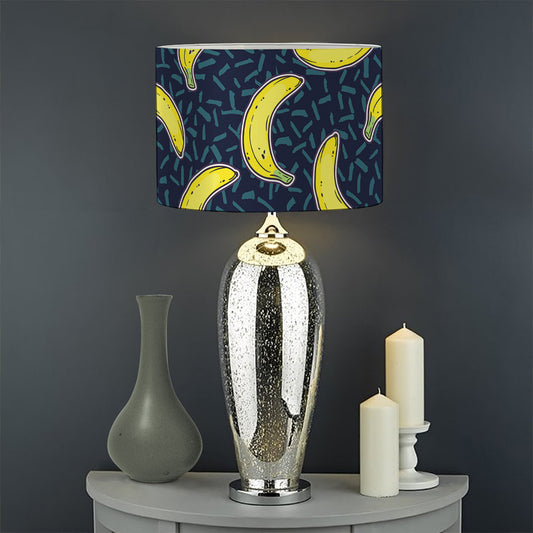 Banana Fruit Pattern Print Drum Lamp Shade
