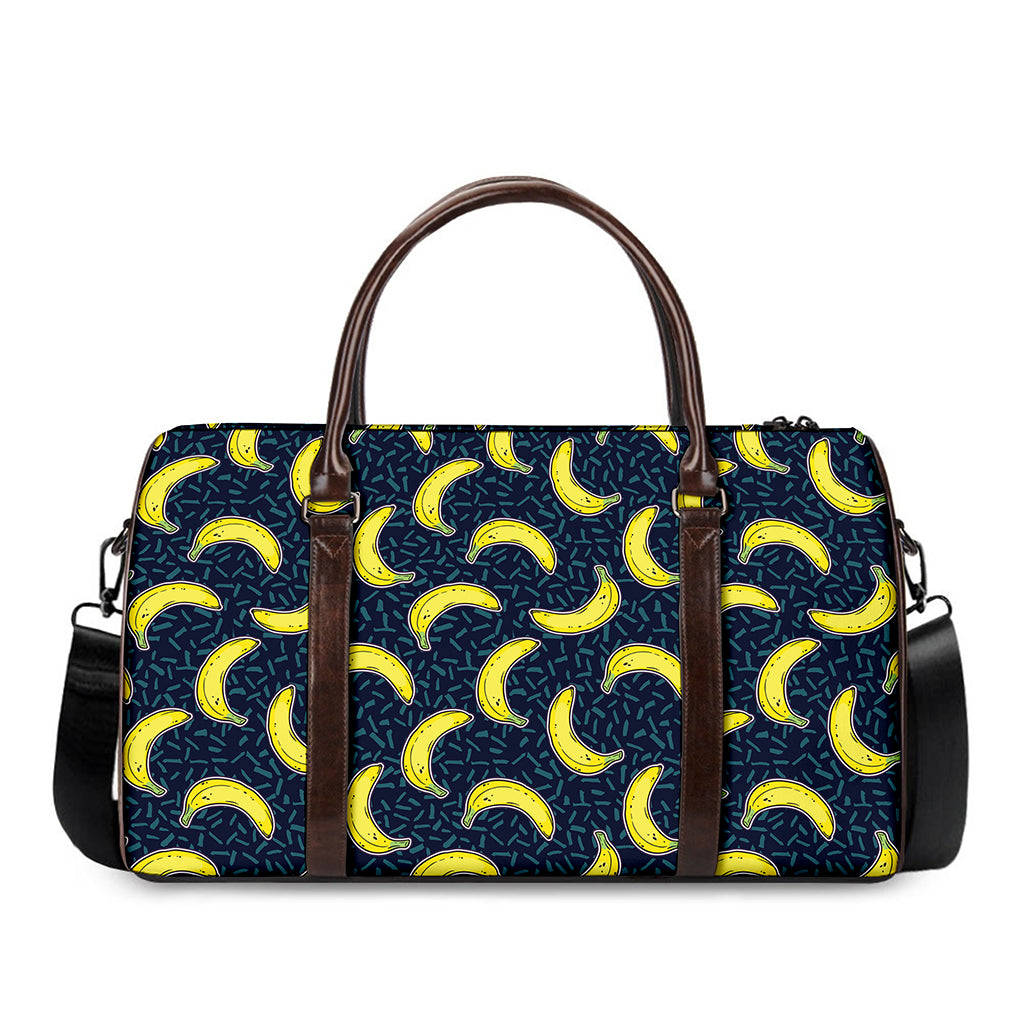 Banana Fruit Pattern Print Duffle Bag