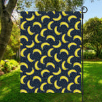 Banana Fruit Pattern Print Garden Flag