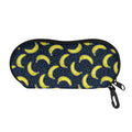 Banana Fruit Pattern Print Glasses Case
