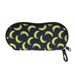 Banana Fruit Pattern Print Glasses Case