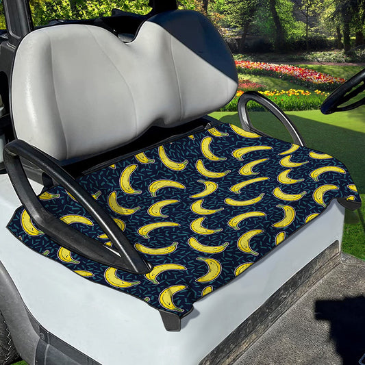 Banana Fruit Pattern Print Golf Cart Seat Cover