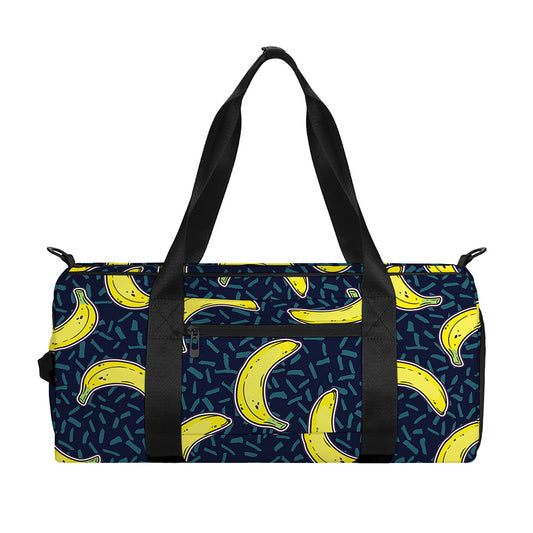 Banana Fruit Pattern Print Gym Bag