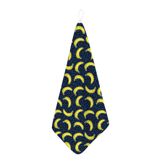 Banana Fruit Pattern Print Hand Towel
