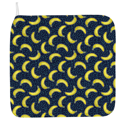Banana Fruit Pattern Print Hand Towel