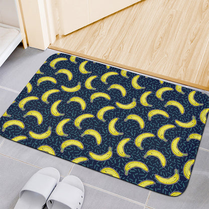 Banana Fruit Pattern Print Indoor Door Mat