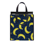 Banana Fruit Pattern Print Insulated Lunch Tote
