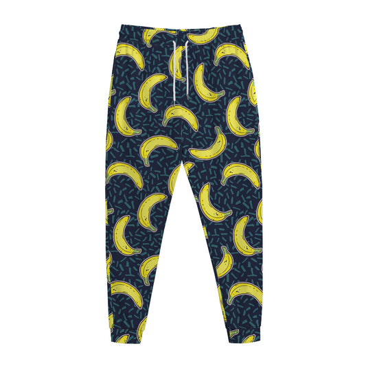 Banana Fruit Pattern Print Jogger Pants
