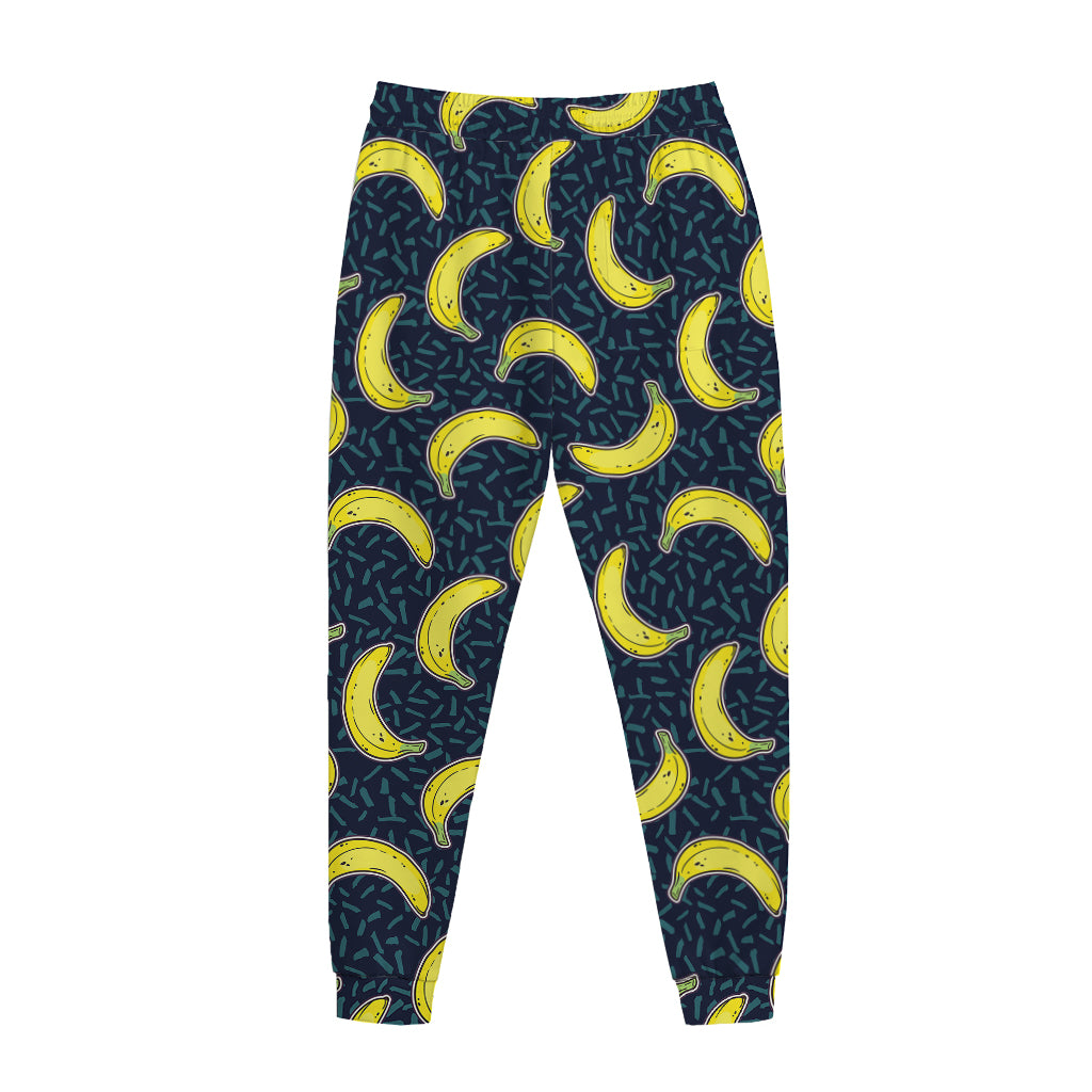 Banana Fruit Pattern Print Jogger Pants