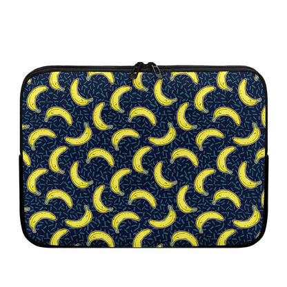 Banana Fruit Pattern Print Laptop Sleeve
