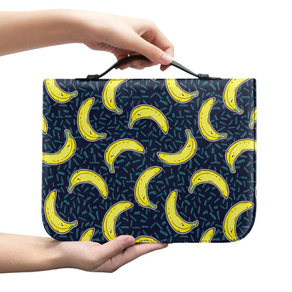 Banana Fruit Pattern Print Leather Bible Cover