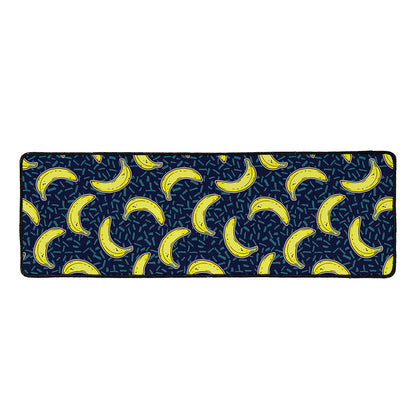 Banana Fruit Pattern Print Long Kitchen Mat