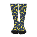 Banana Fruit Pattern Print Long Socks