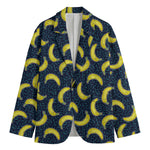 Banana Fruit Pattern Print Men's Blazer