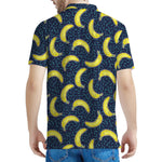 Banana Fruit Pattern Print Men's Polo Shirt