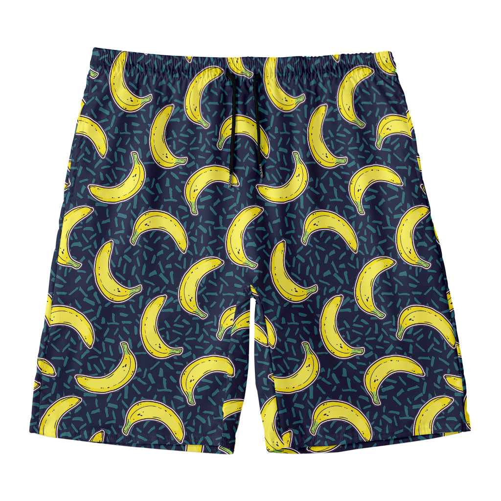 Banana Fruit Pattern Print Men's Swim Trunks