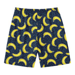 Banana Fruit Pattern Print Men's Swim Trunks