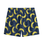 Banana Fruit Pattern Print Mesh Shorts