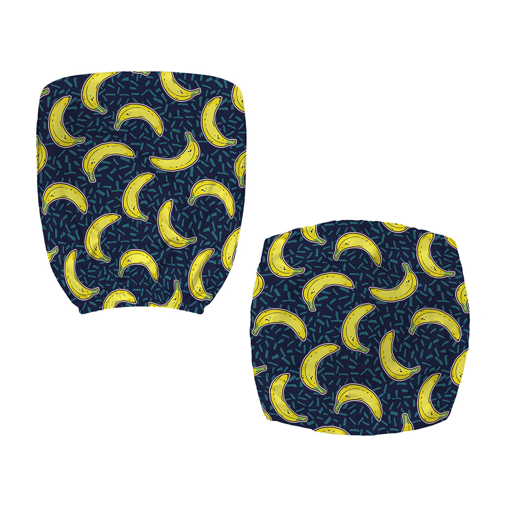 Banana Fruit Pattern Print Office Chair Cover