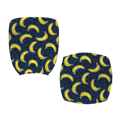 Banana Fruit Pattern Print Office Chair Cover