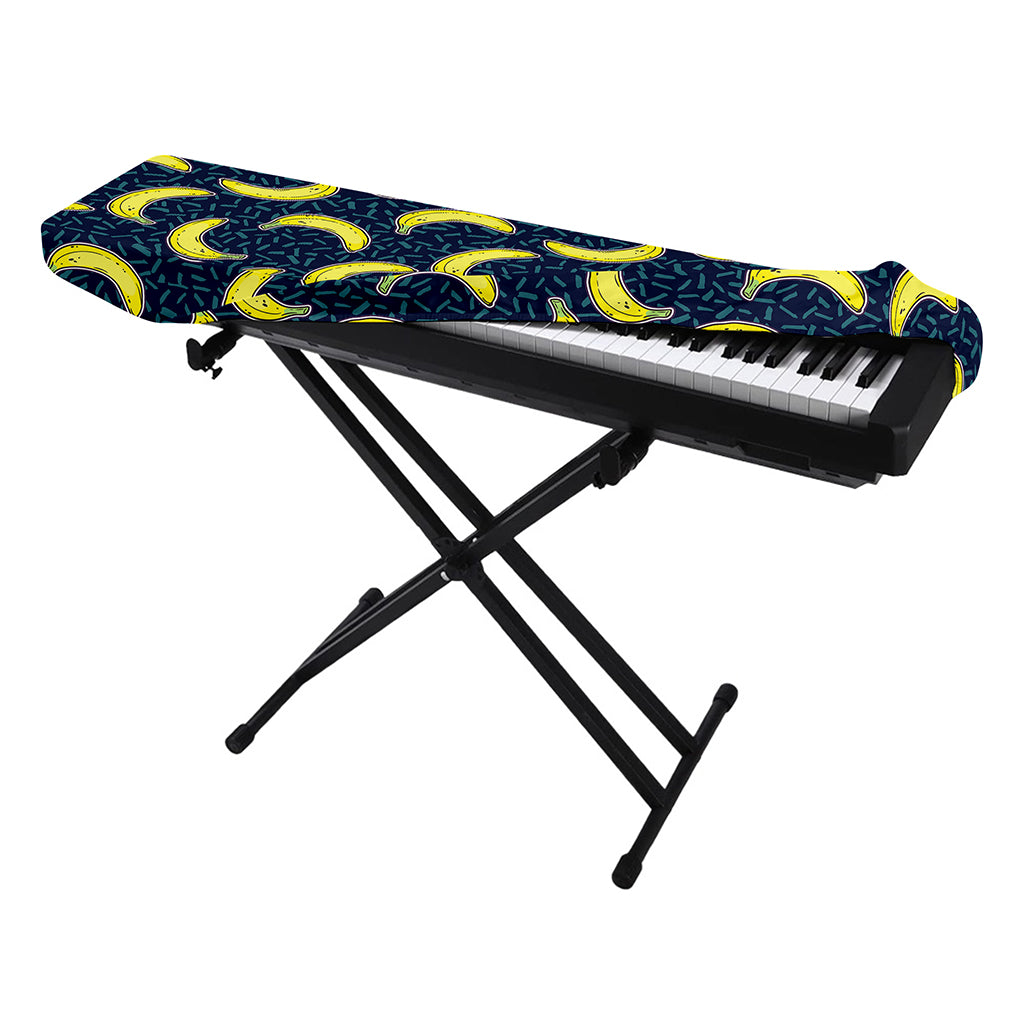 Banana Fruit Pattern Print Piano Keyboard Cover