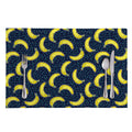 Banana Fruit Pattern Print Placemat