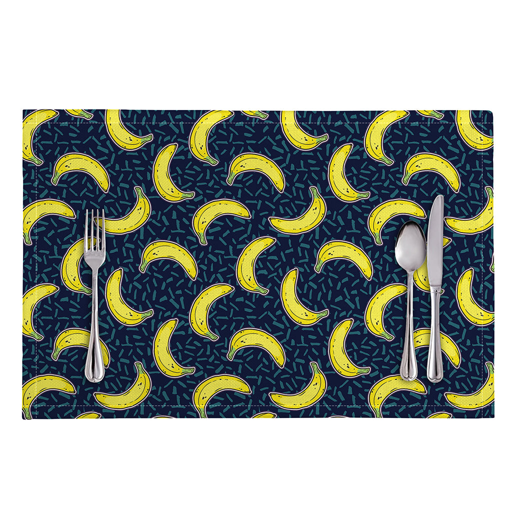 Banana Fruit Pattern Print Placemat