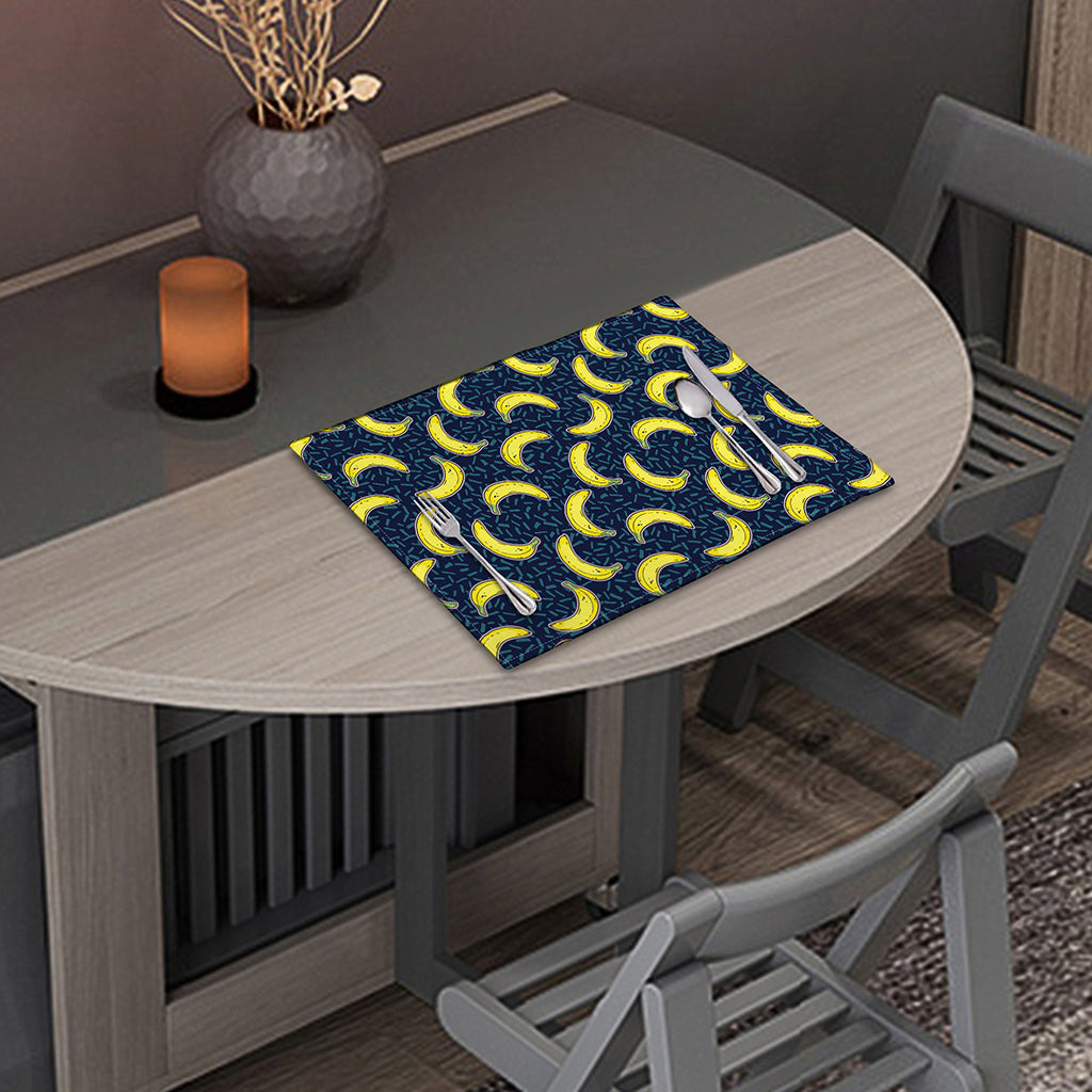 Banana Fruit Pattern Print Placemat
