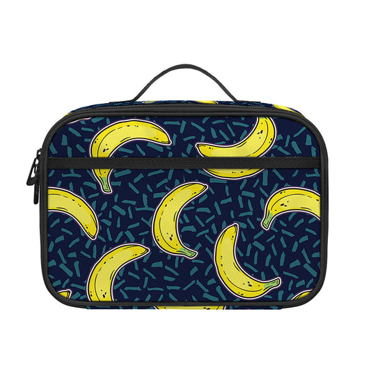 Banana Fruit Pattern Print Portable Lunch Bag