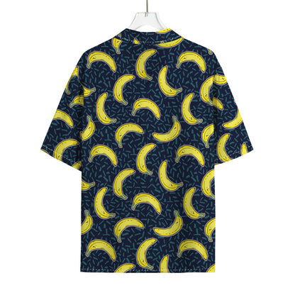 Banana Fruit Pattern Print Rayon Hawaiian Shirt