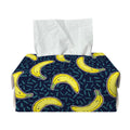 Banana Fruit Pattern Print Rectangle Tissue Box Cover