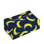 Banana Fruit Pattern Print Rectangle Tissue Box Cover