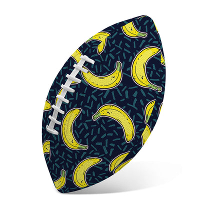 Banana Fruit Pattern Print Rugby Ball