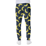 Banana Fruit Pattern Print Scuba Joggers