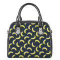 Banana Fruit Pattern Print Shoulder Handbag