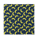 Banana Fruit Pattern Print Silk Bandana