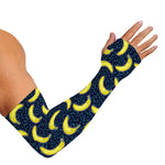 Banana Fruit Pattern Print Sun Protection Arm Sleeves