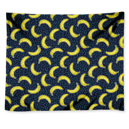 Banana Fruit Pattern Print Tapestry