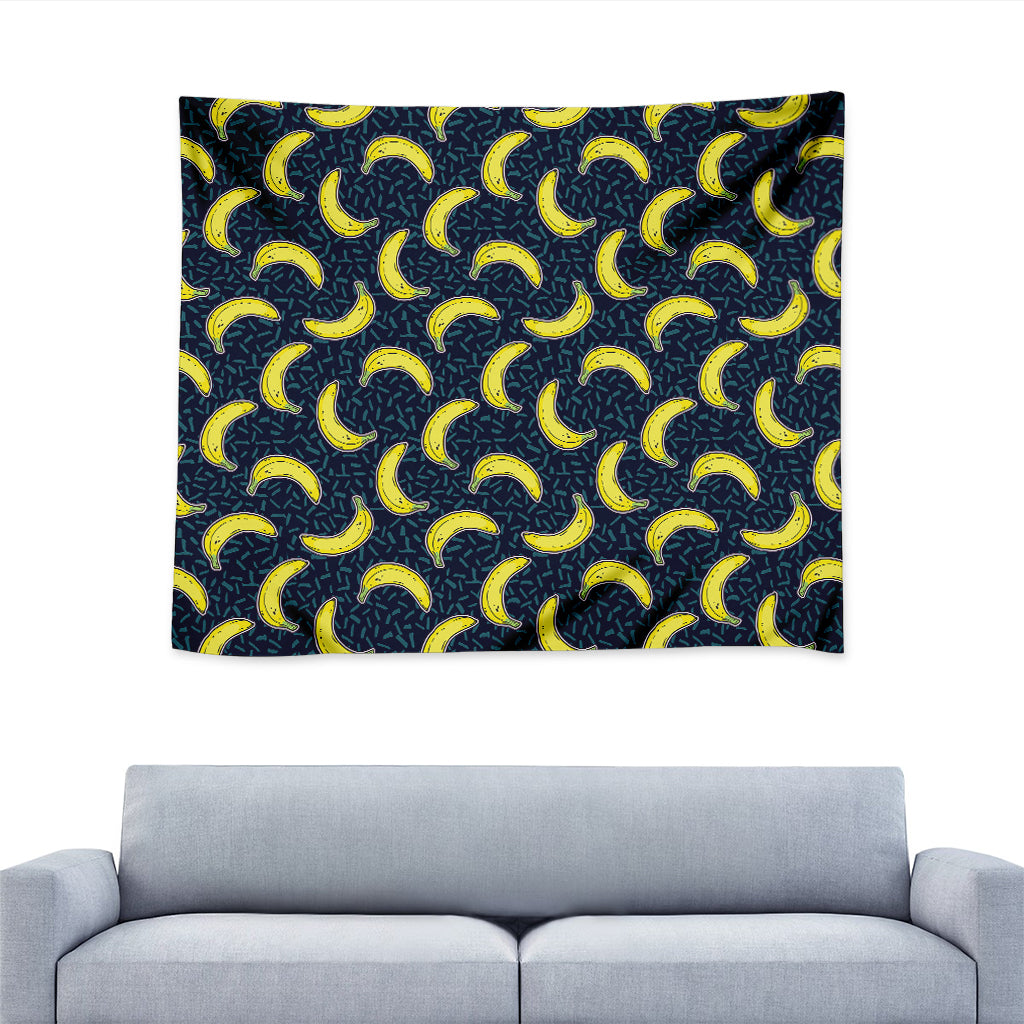 Banana Fruit Pattern Print Tapestry
