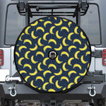 Banana Fruit Pattern Print Tire Cover With Camera Hole