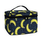 Banana Fruit Pattern Print Travel Makeup Bag