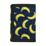 Banana Fruit Pattern Print Trifold Wallet