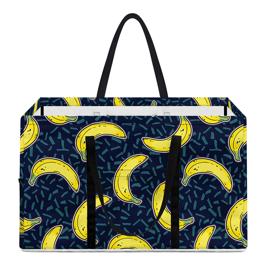 Banana Fruit Pattern Print Utility Tote Bag