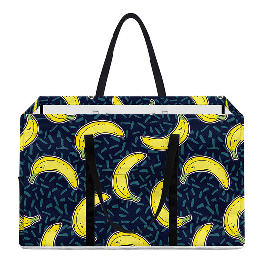 Banana Fruit Pattern Print Utility Tote Bag