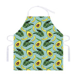 Banana Leaf Avocado Pattern Print Adjustable Apron