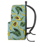 Banana Leaf Avocado Pattern Print Backpack